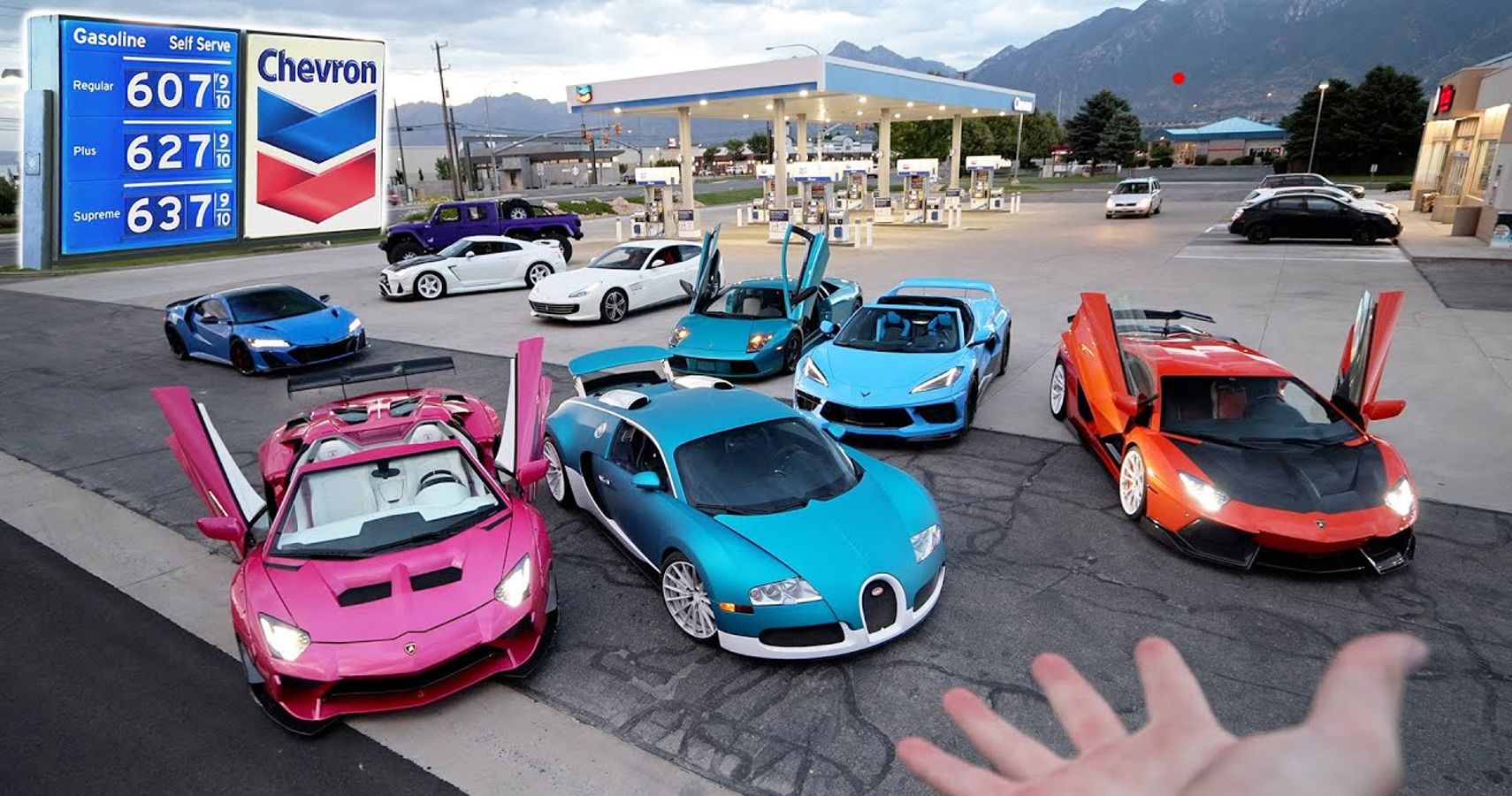 TheStradman Gassing Up All The Supercars