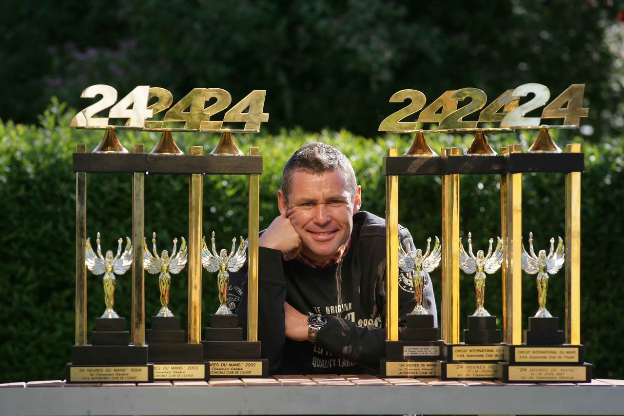 Tom Kristensen's 24 Hours Of Le Mans trophies