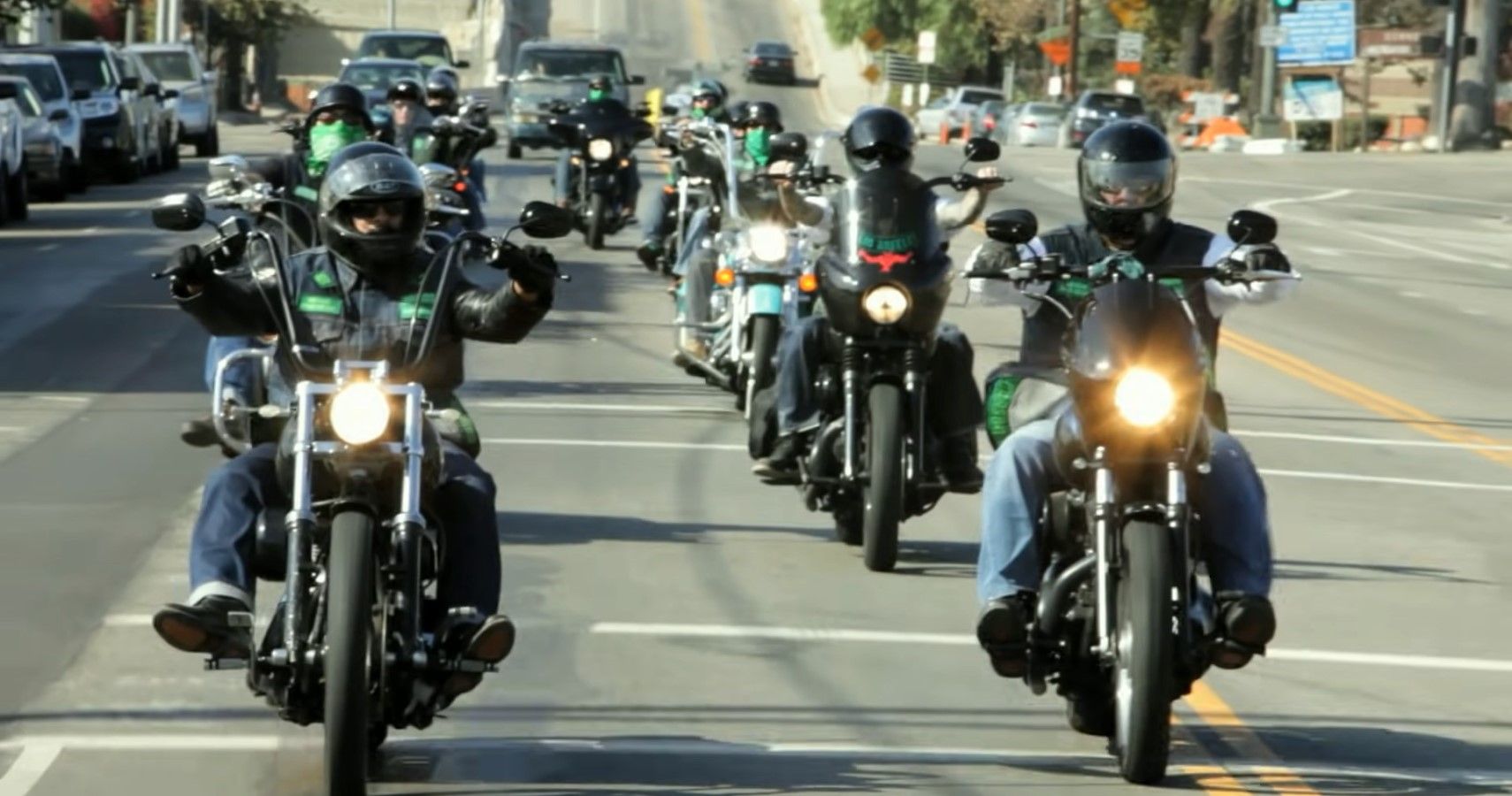 Vagos Motorcycle Club on the roll 