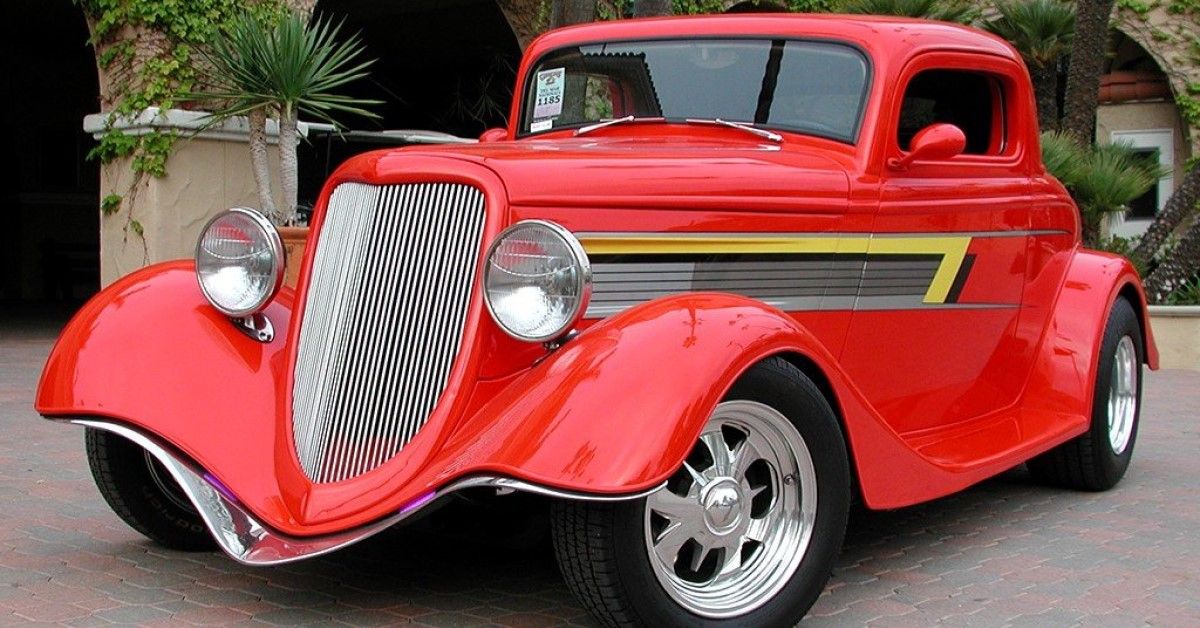 1933 Ford Coupe From ZZ Top front third qaurter view