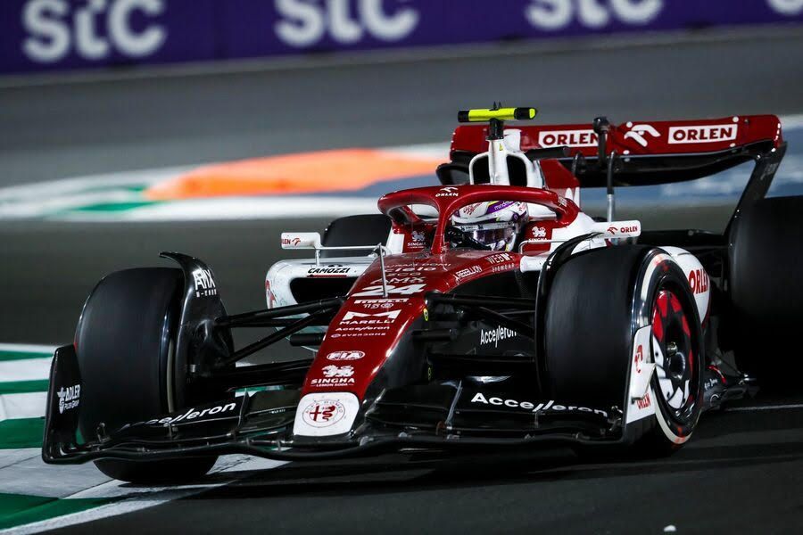Zhou Guanyou Alfa Romeo C42 2022 Saudi Arabian Grand Prix
