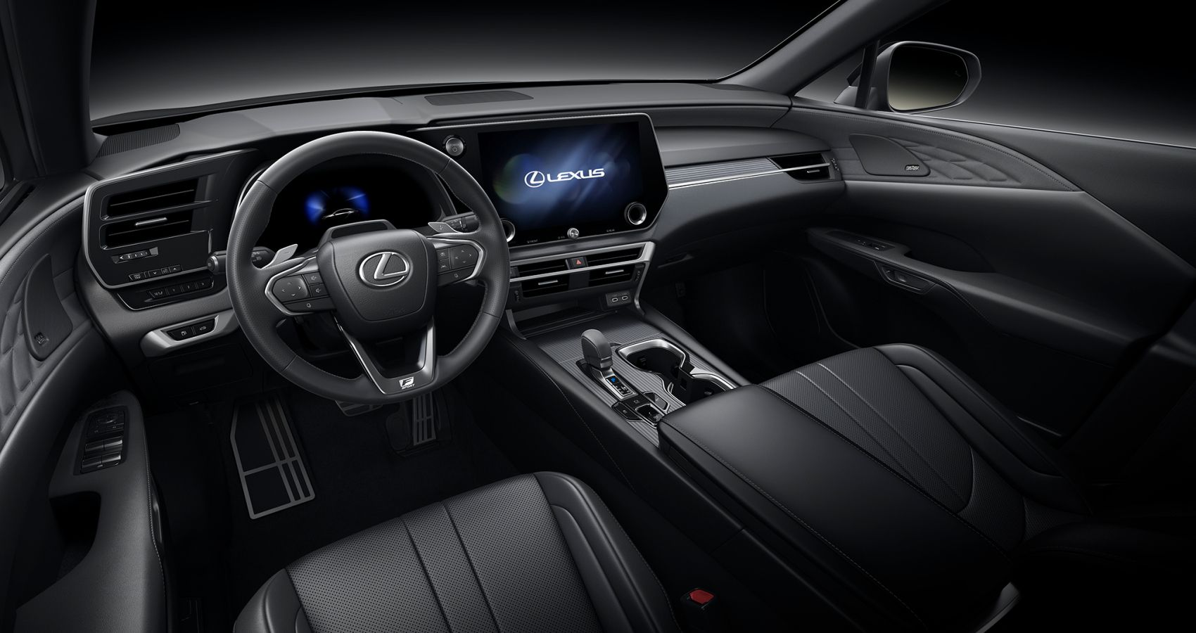 New Lexus RX Interior Design In Black
