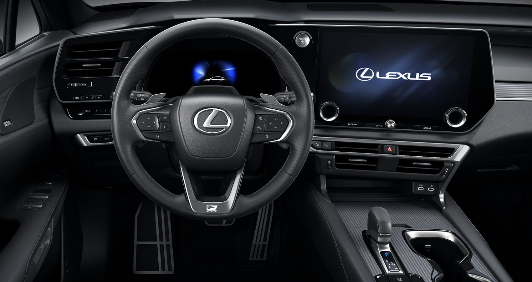 2023 Lexus RX Cockpit In Black