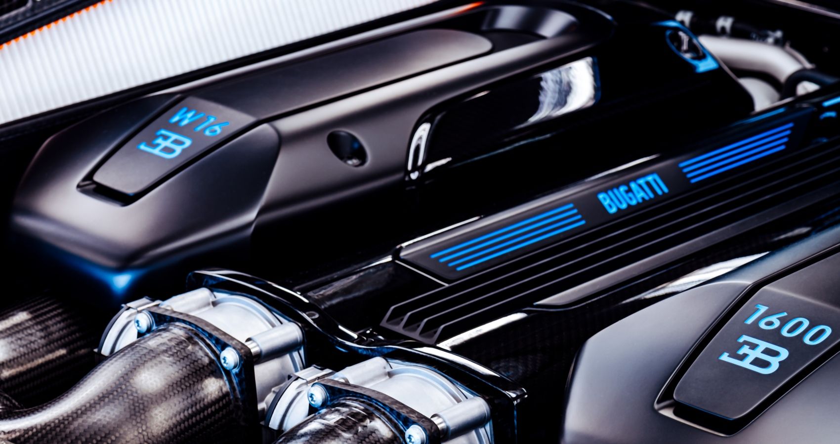 An overview of the Bugatti's 8.0-liter W16 engine