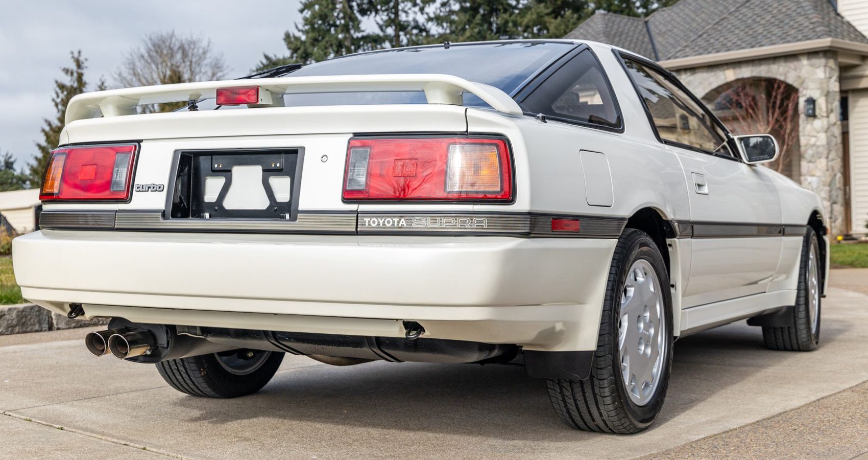 147-Mile 1987 Toyota A70 Supra Turbo 5-Speed In White Pearl Mica Paint