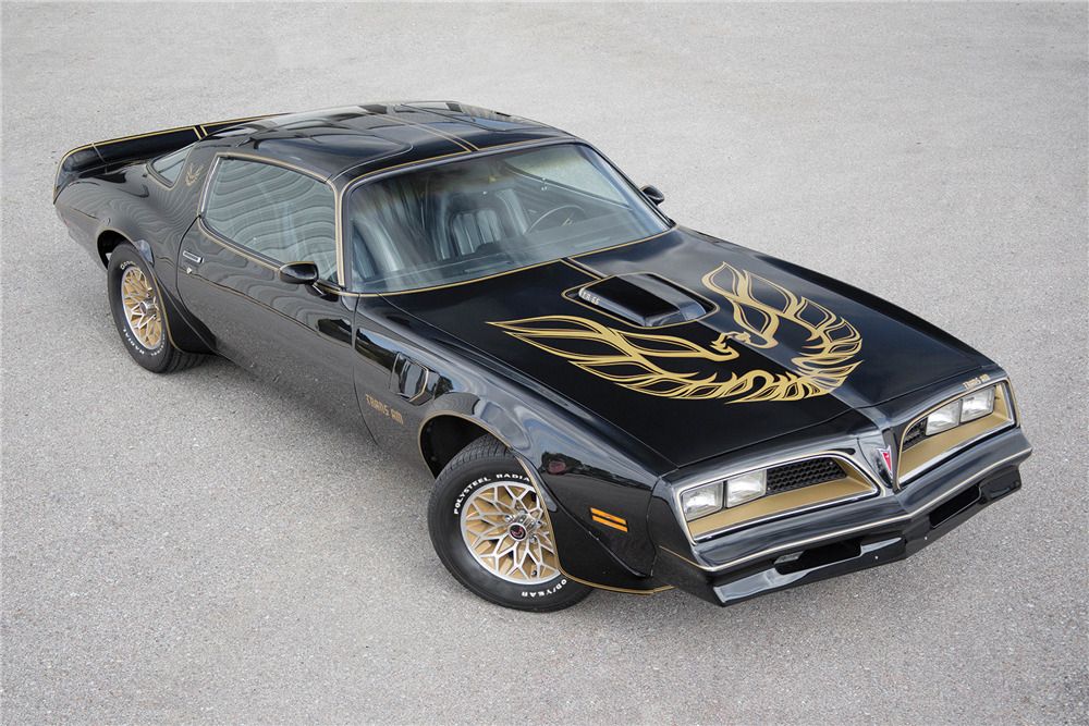  Pontiac Trans Am From Smokey And The Bandit front third quarter ariel view