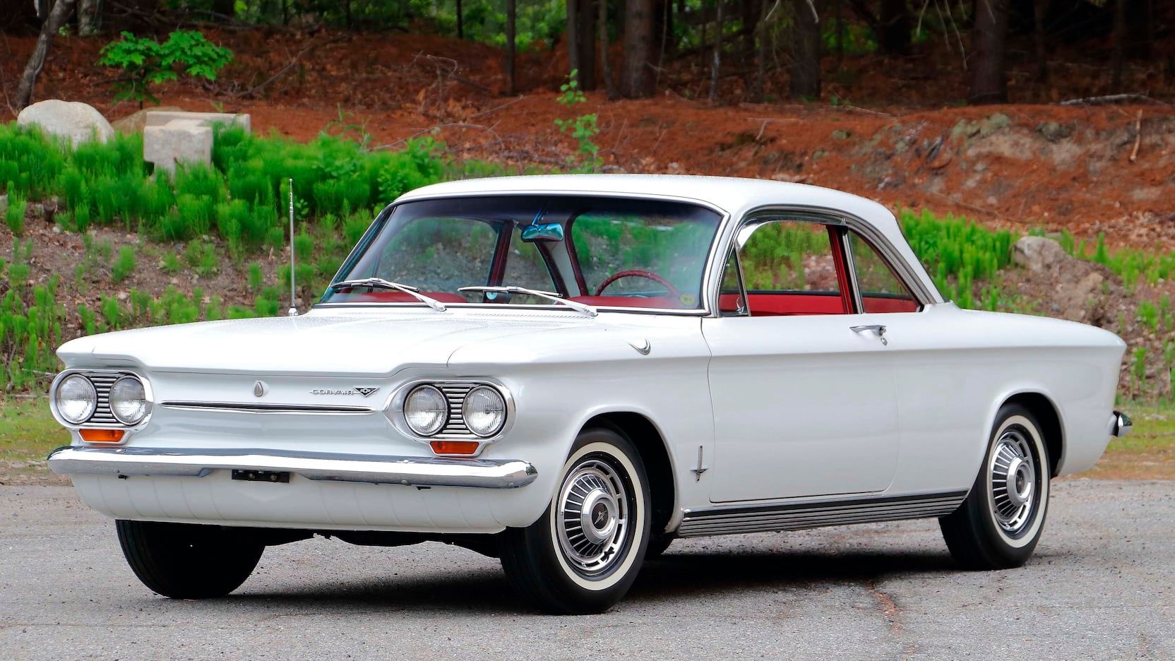 1963 Chevrolet Corvair (White) - Front