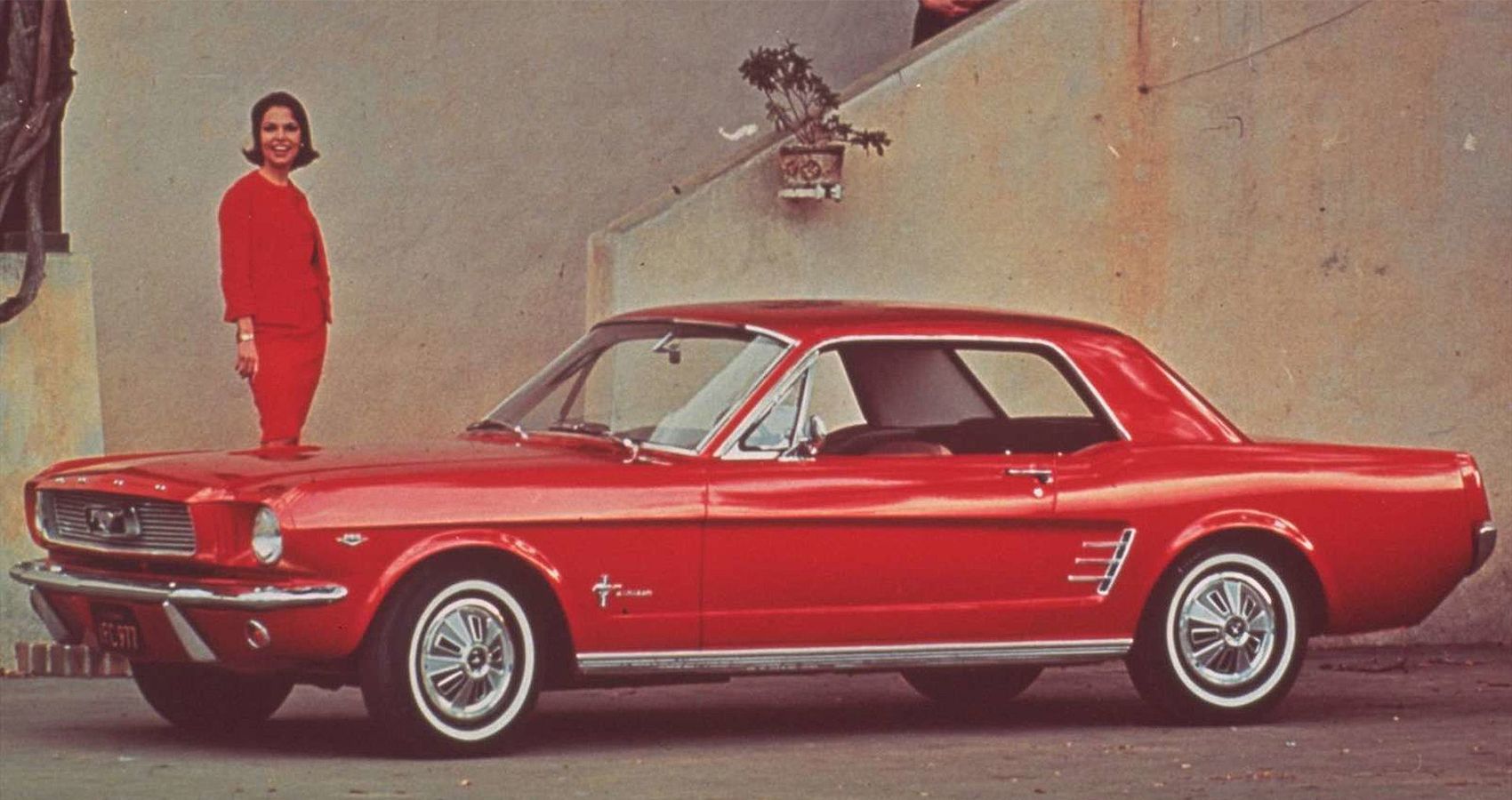 1966 Ford Mustang in Red