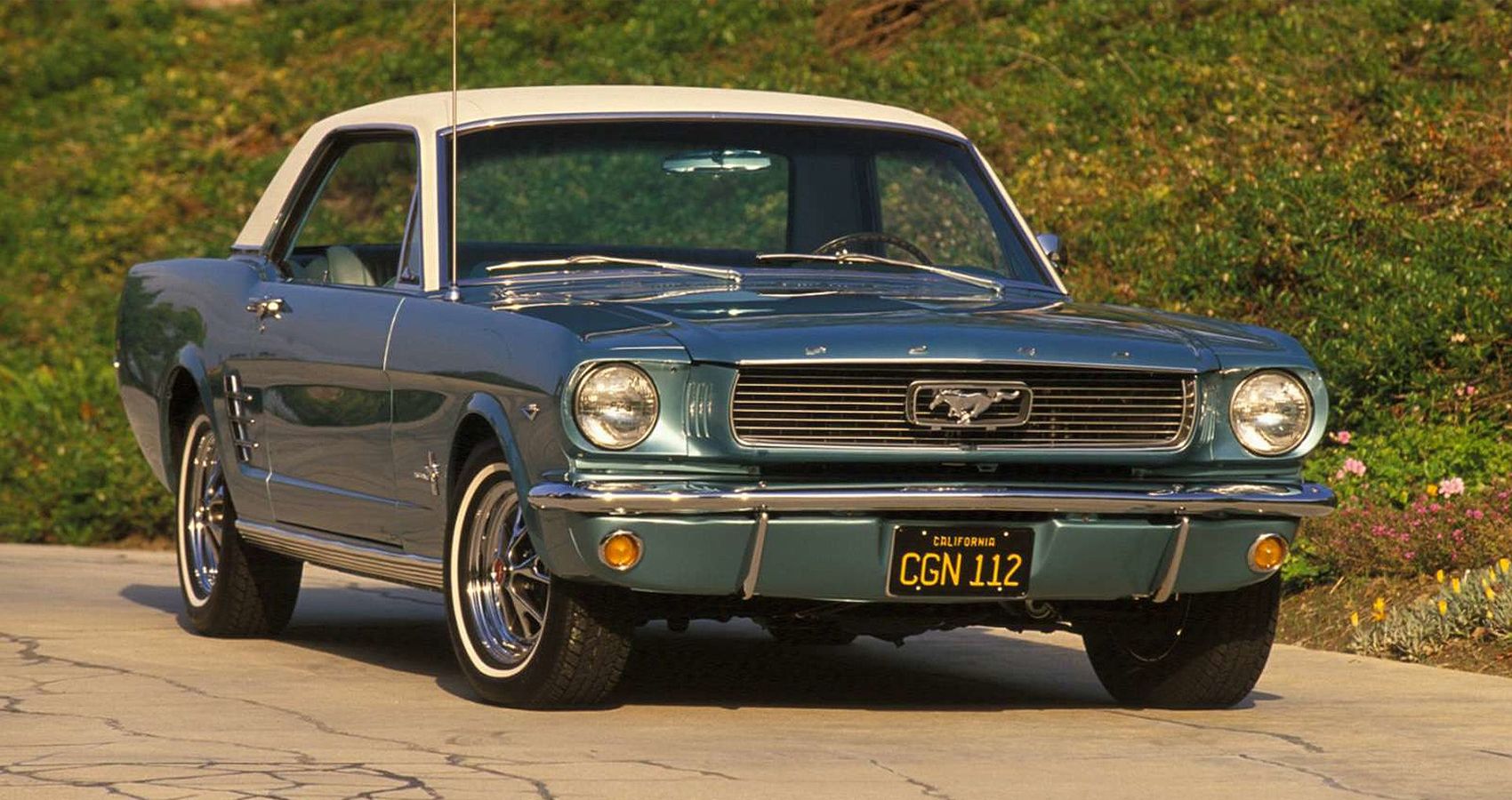 1966 Ford Mustang with White Roof