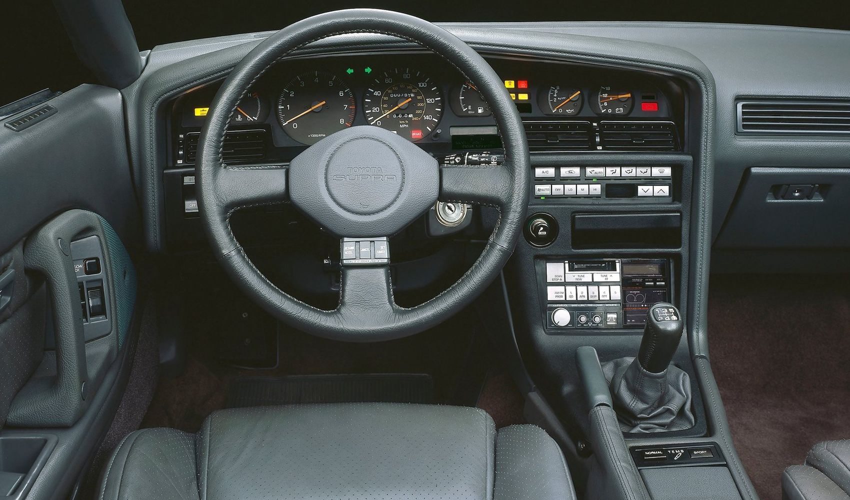 Third-Gen 1987 Toyota A70 Supra Interior View