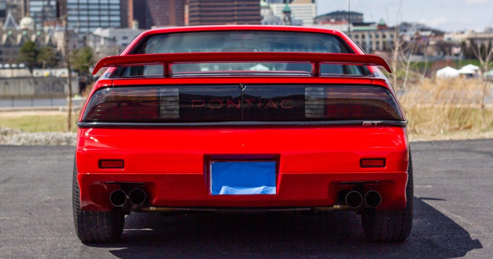 Pontiac Fiero rear view