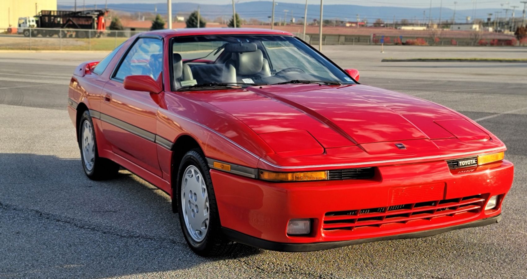 Third-Gen 1989 Toyota A70 Supra Turbo 5-Speed In Super Red With Sport Roof