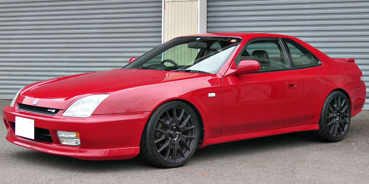 Red 1996 Honda Prelude Type S 