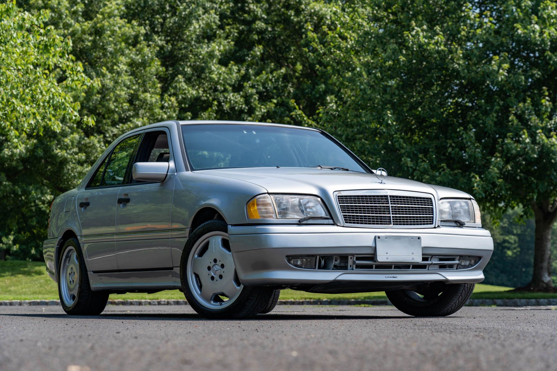 1997 Mercedes-Benz C36 AMG Silver Performance Car