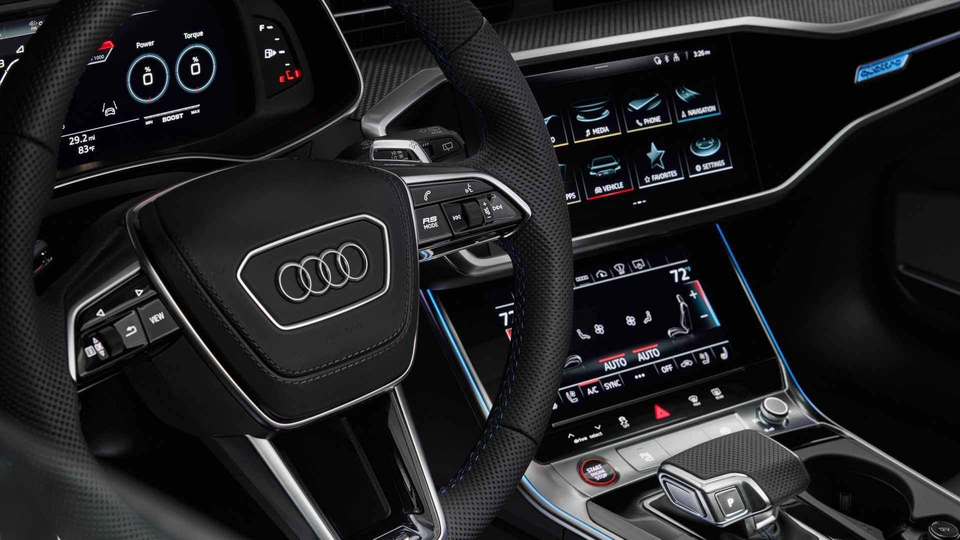 Audi RS6 Avant Interior Screens
