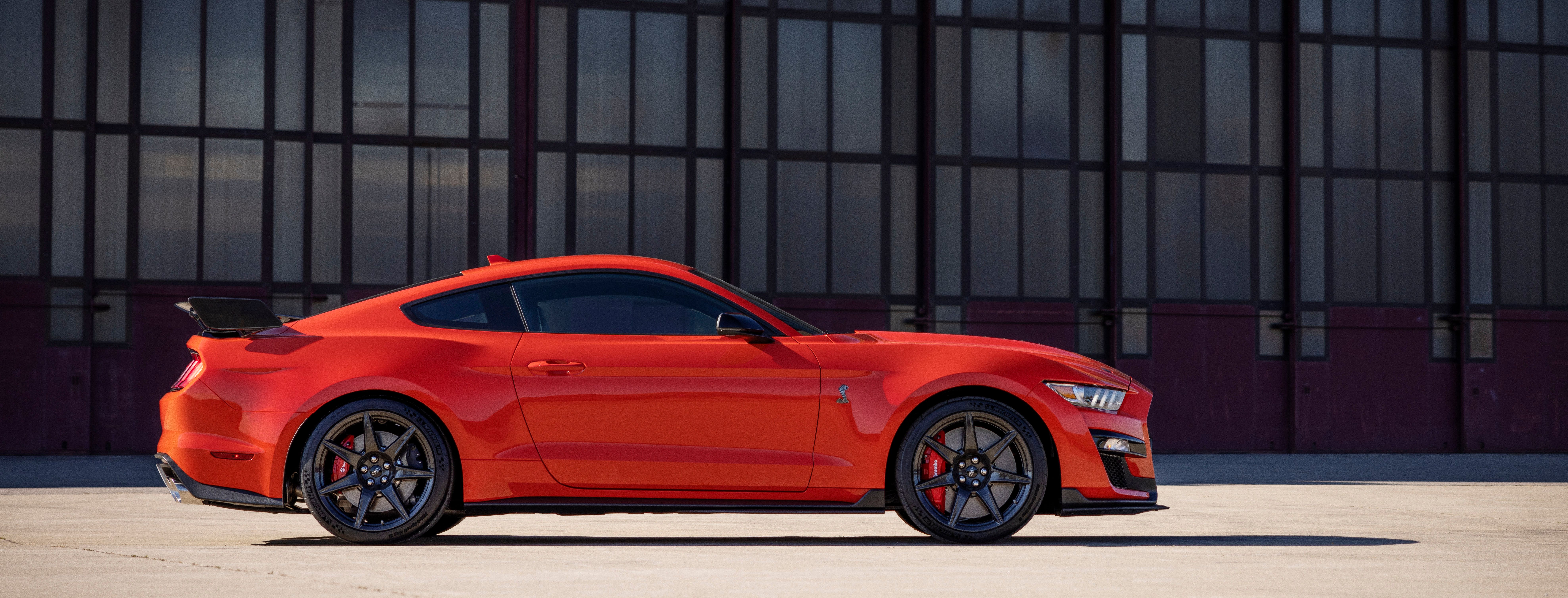 Orange 2022 Ford Mustang Shelby GT500