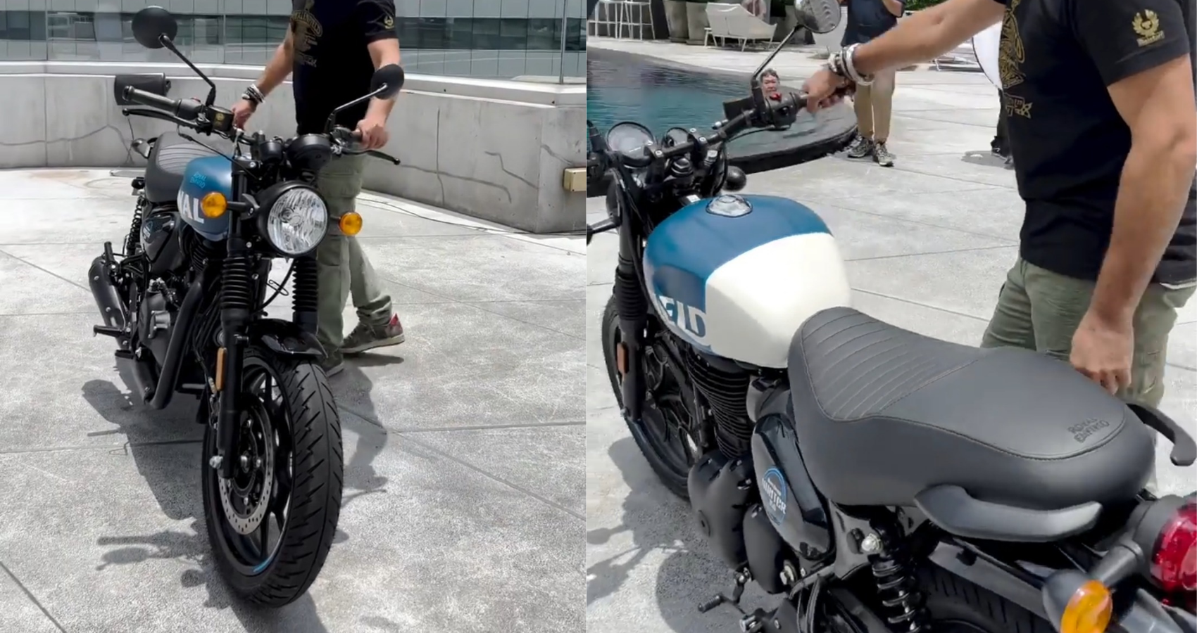 First glimpse of Royal Enfield Hunter 350