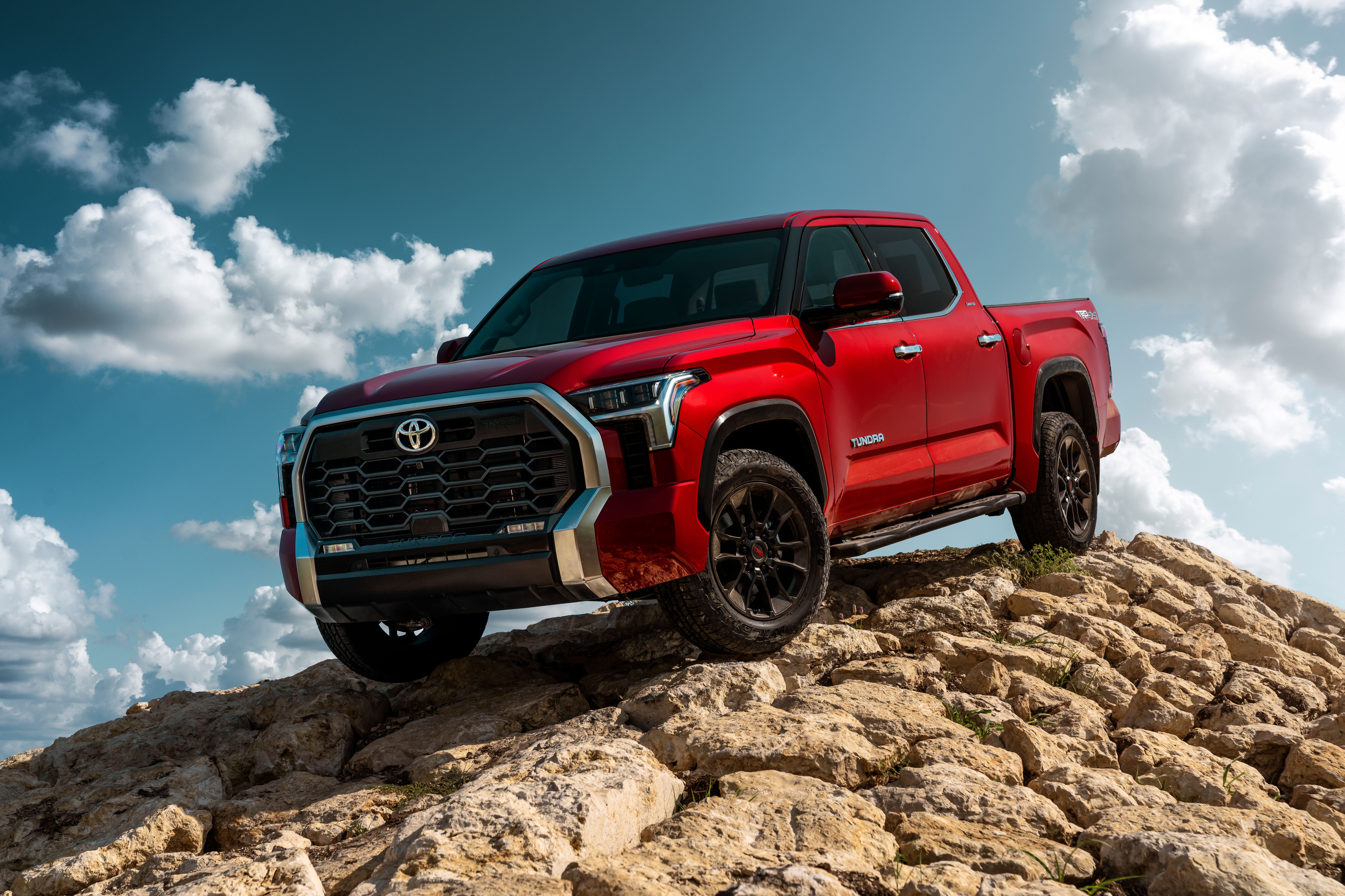 The 2022 Toyota Tundra Limited on display. 