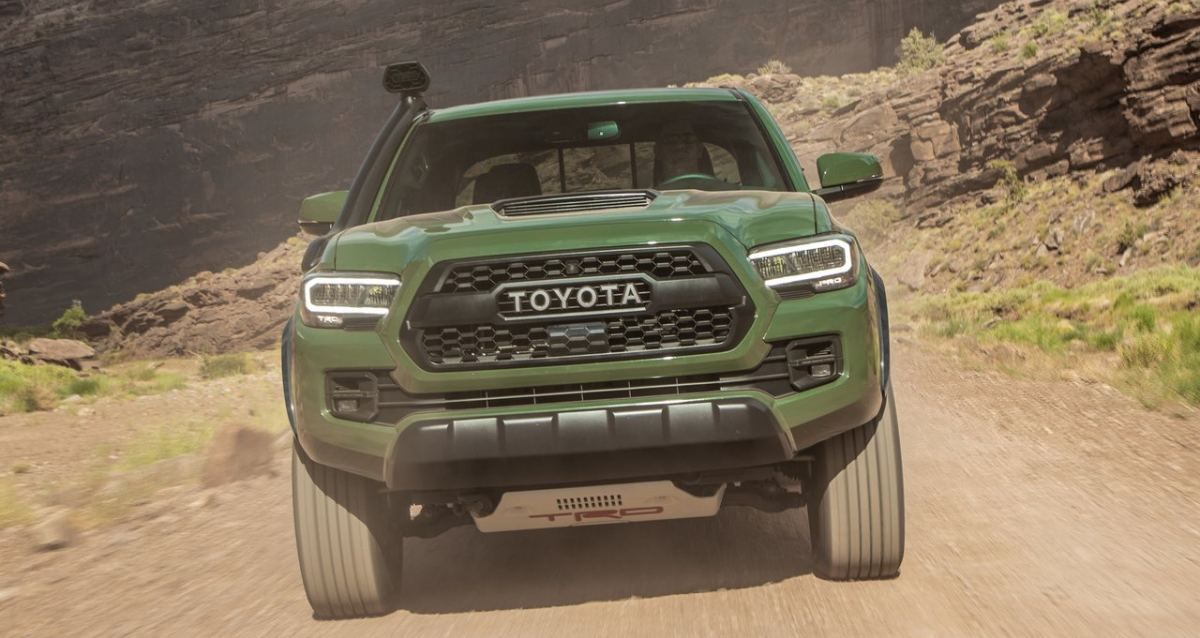 2023 Toyota Tacoma TRD Pro Driving Shot Front