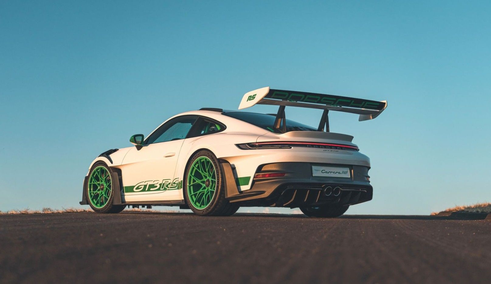 White And Green 2023 Porsche 911 GT3 RS