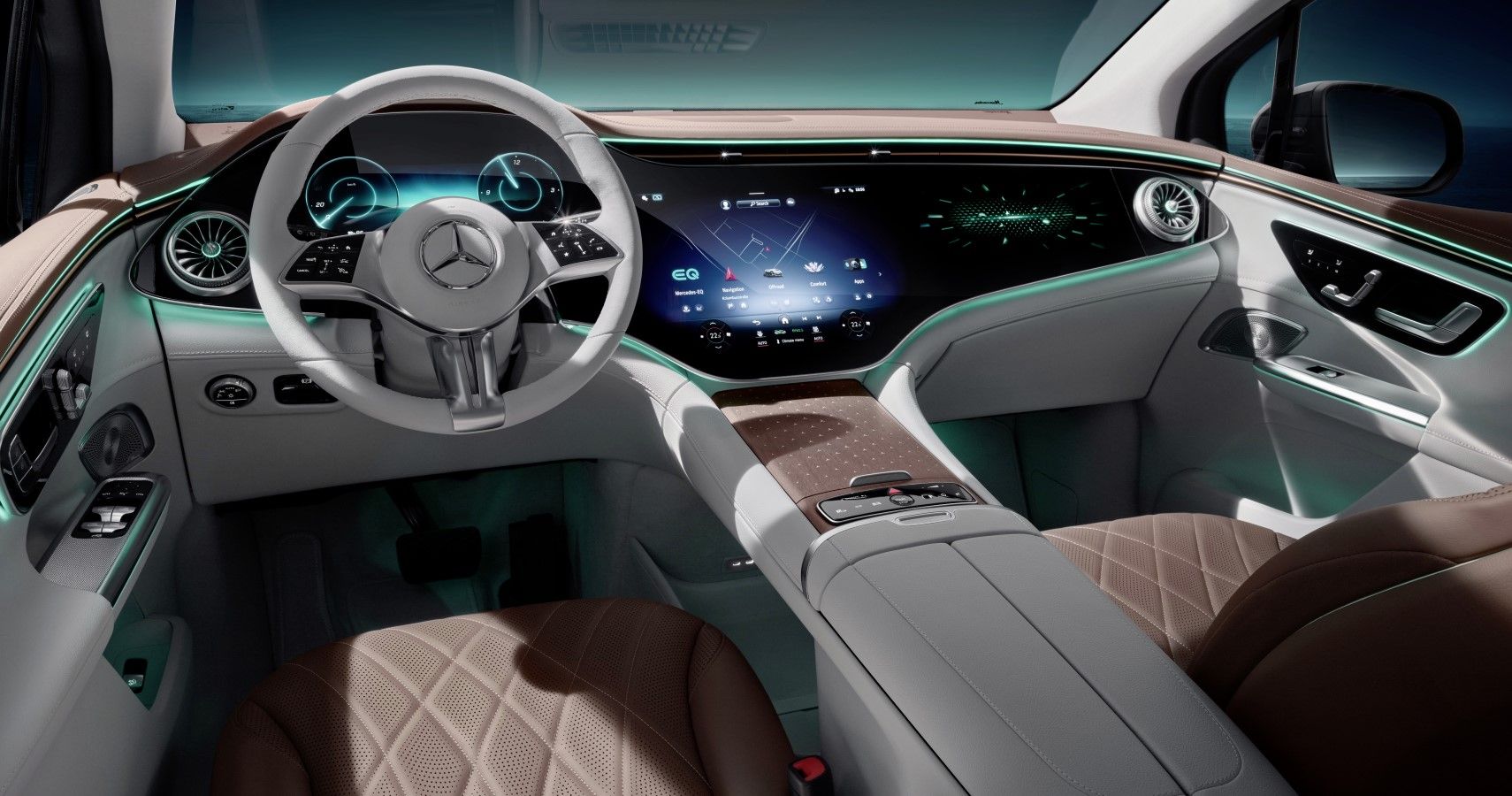 Here’s Why The Interior Of The 2023 MercedesBenz EQE SUV Is So Impressive