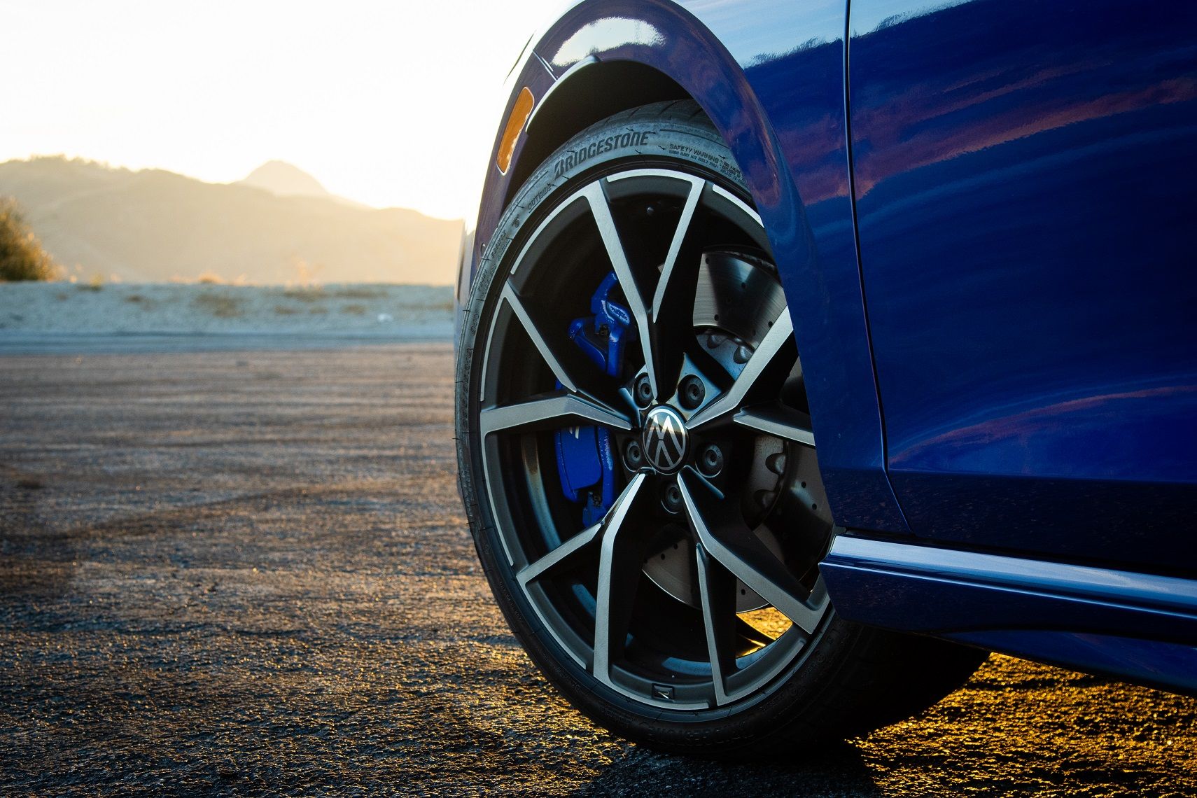 2022 VW Golf R 19-inch wheels