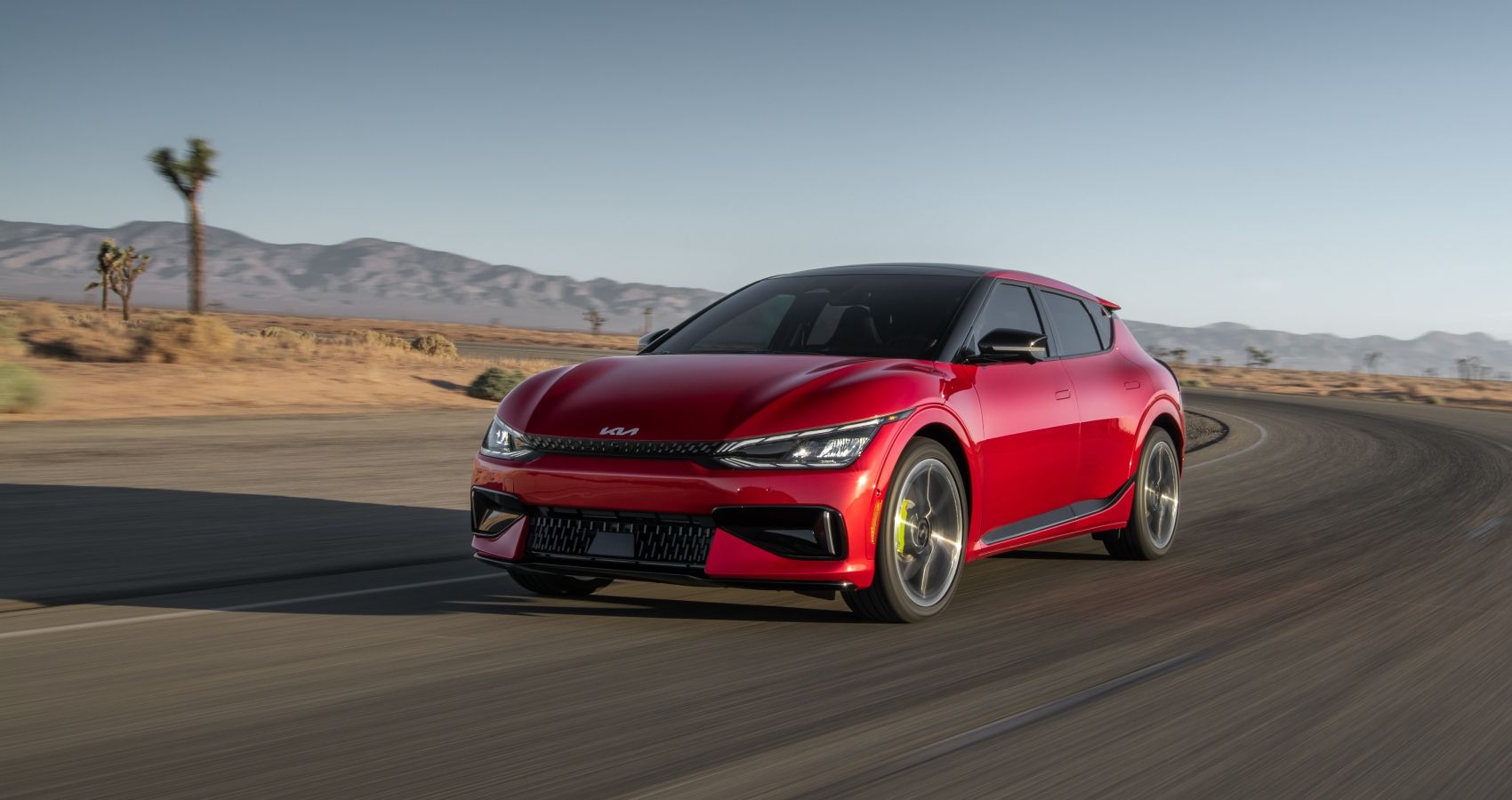 2023 Kia EV6 GT in motion