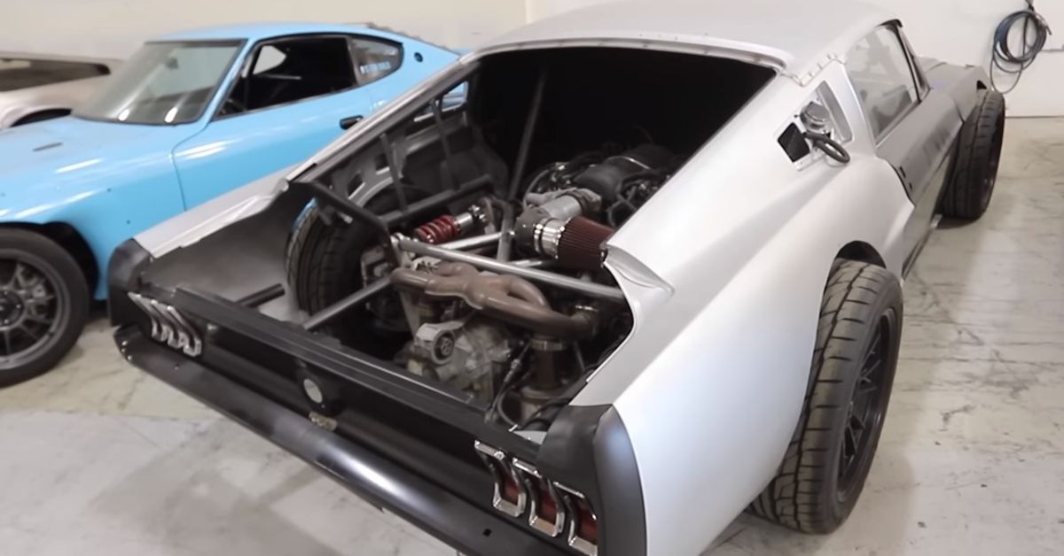 B Is For Build YouTube Channel Ford Mustang LS3 rear mounted rear view