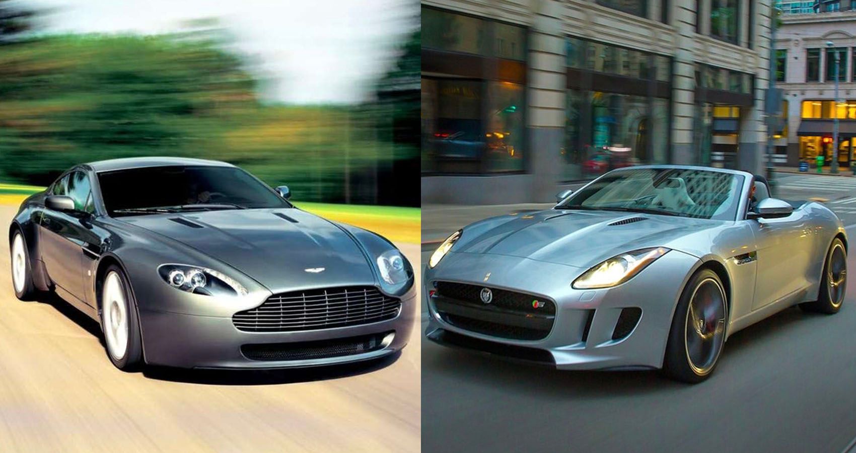 Aston Martin V8 Vantage vs Jaguar F-Type