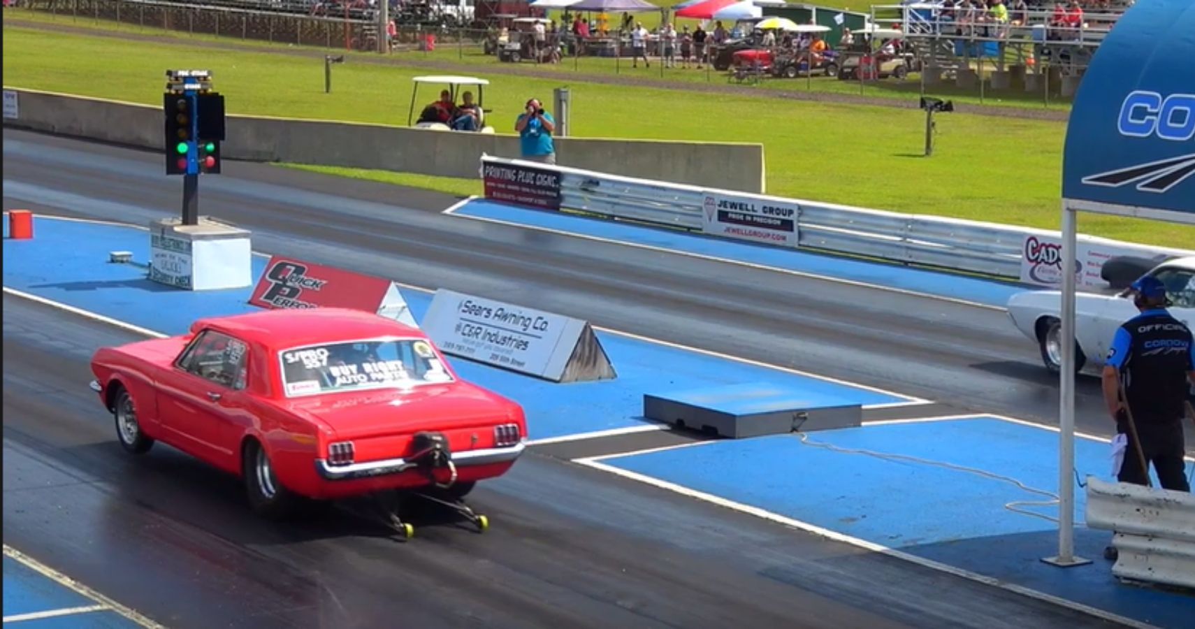 Check Out Some Good Ol' American Muscle Car Drag Racing At Cordova Dragway