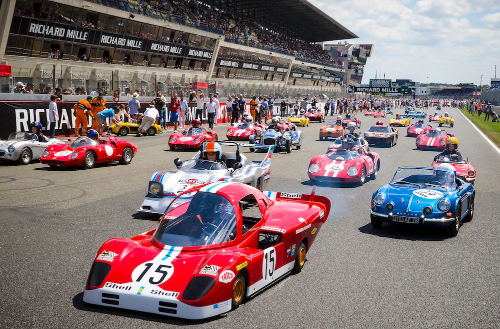 Children Racing At The Le Mans Classic
