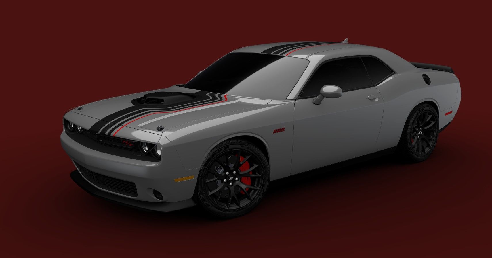 2023 Dodge Challenger Shakedown in third quarter gray front view