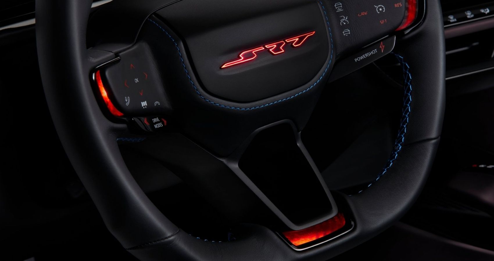 Dodge Charger Daytona SRT Steering Wheel With PowerShift Button