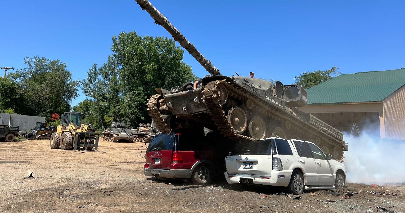 EXCLUSIVE Living Out Childhood Dreams At Drive A Tank