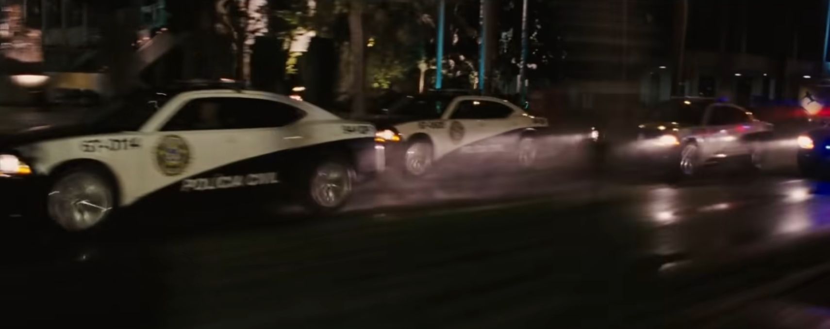 Fast Five Movie Car Chase Front View