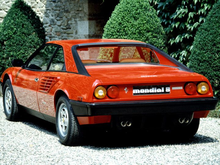 Ferrari Mondial from the back