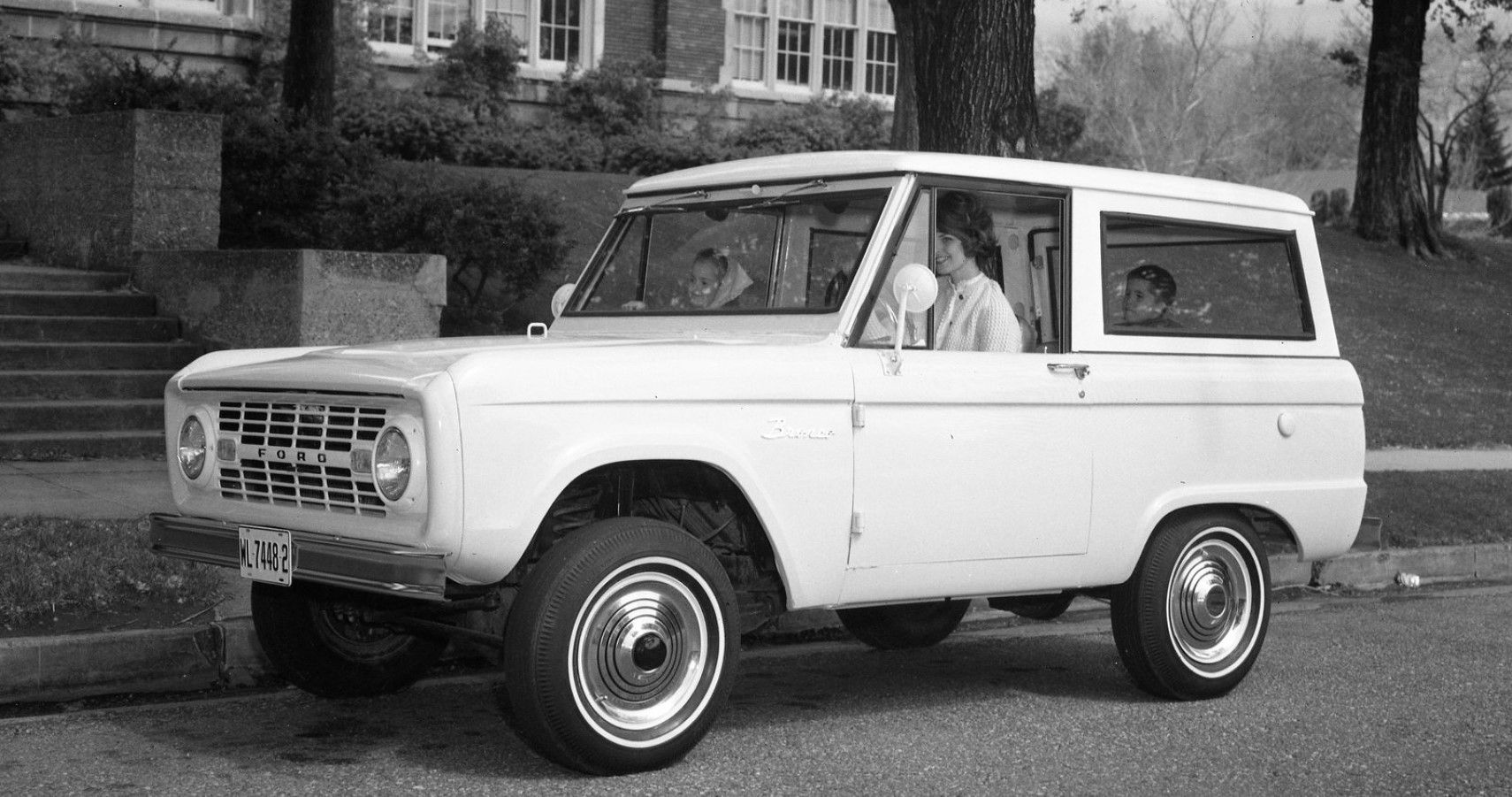 1966 Ford Bronco front third quarter view