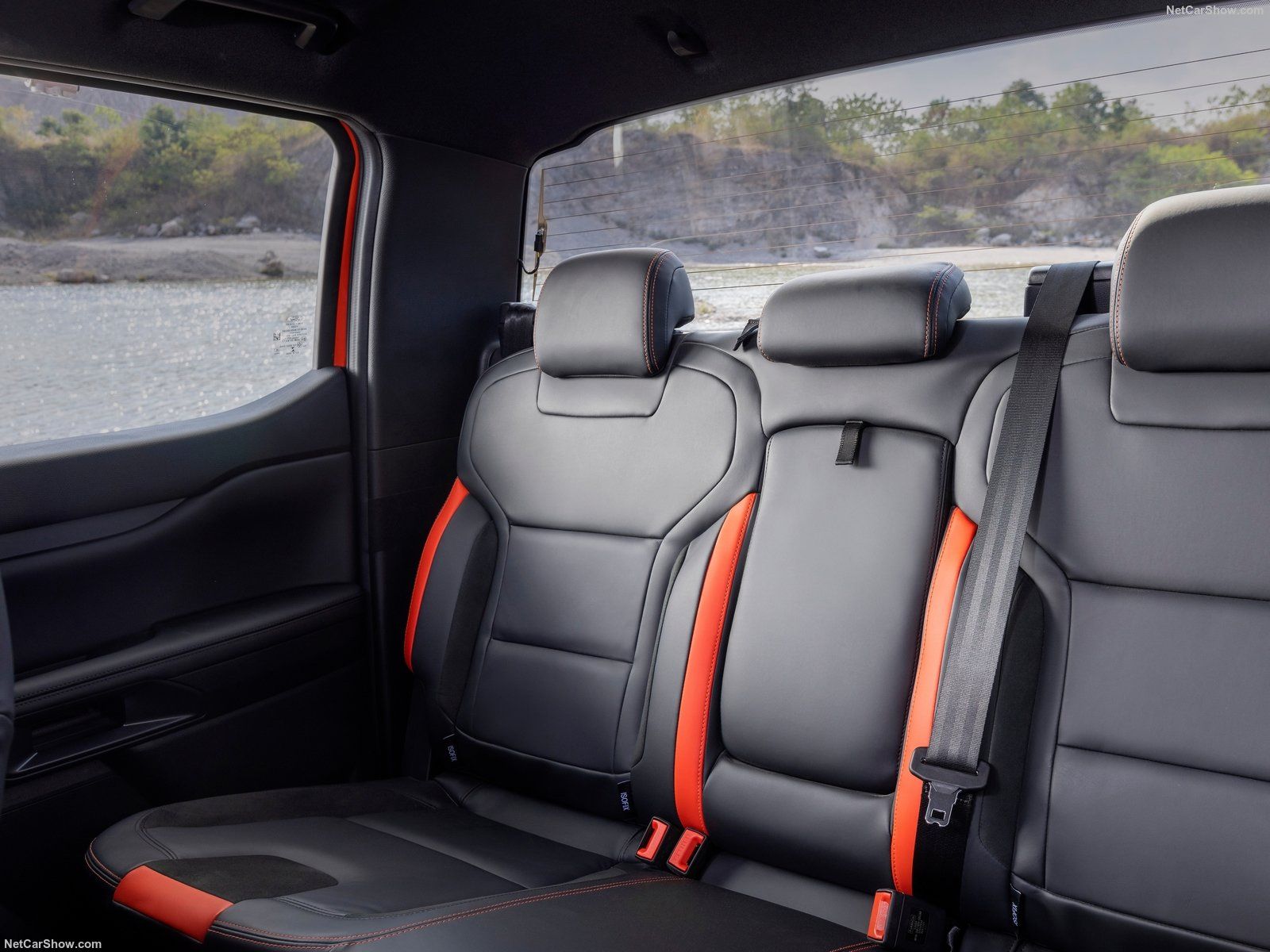 Ford Ranger Raptor 2023 interior, rear seats