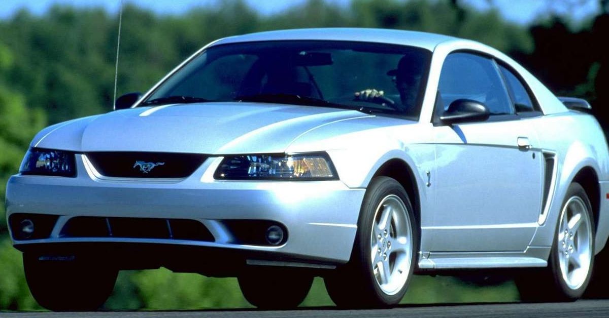 Grey 2001 Ford Mustang SVT Cobra 