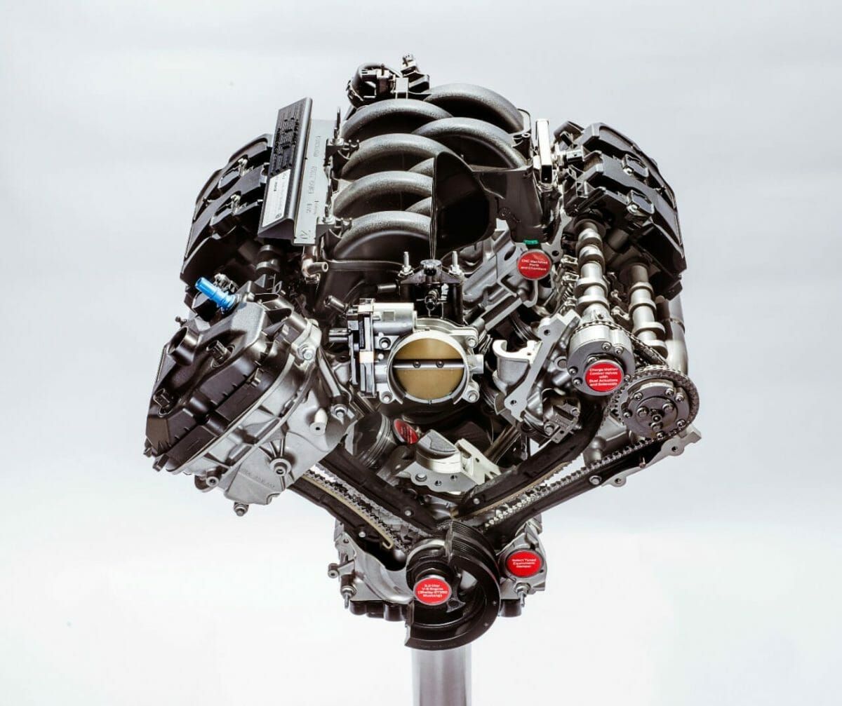 Mustang Shelby V8 Voodoo engine 