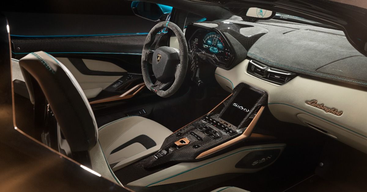 A Detailed Look At The Lamborghini Sian's Interior