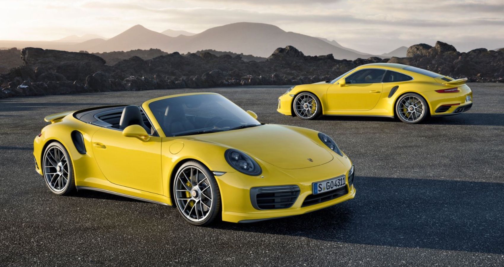 2016 Porsche 911 Turbo S Coupe and Cabriolet