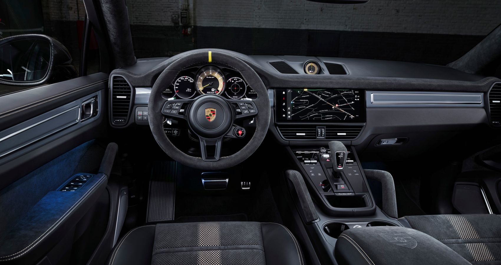 The flagship Cayenne Turbo GT interior with Chrono Package