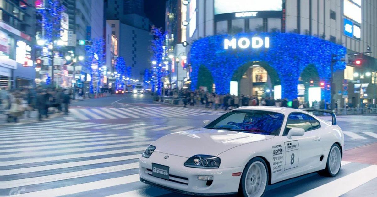 Powerhouse-Amuse-Supra-in-Gran-Turismo-(White)---Front