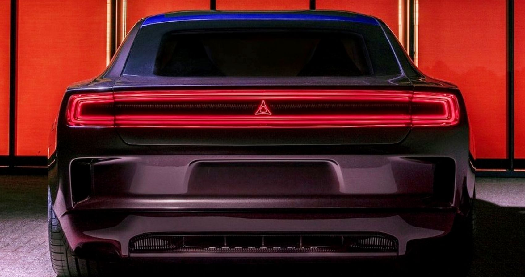 Dodge Charger Daytona SRT Rear With Exhaust And Taillamps