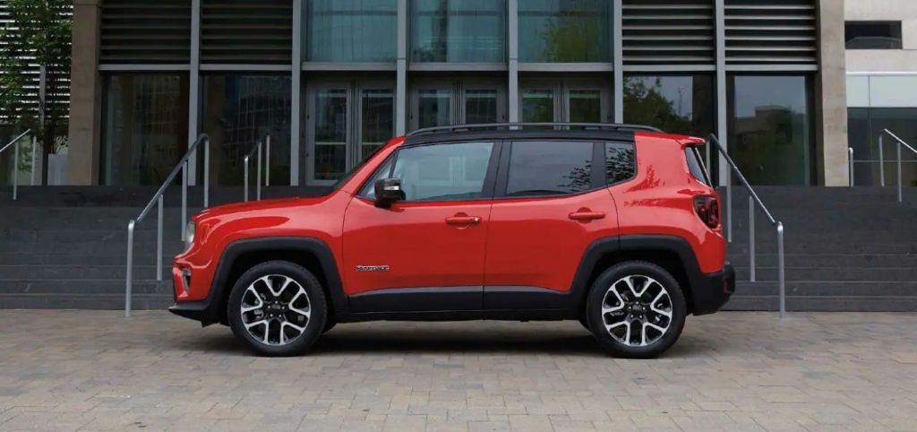 Red 2022 Jeep Renegade Side 