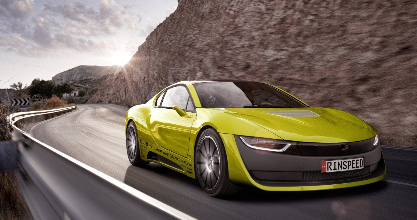 Rinspeed Etos Concept front third quarter cinematic view