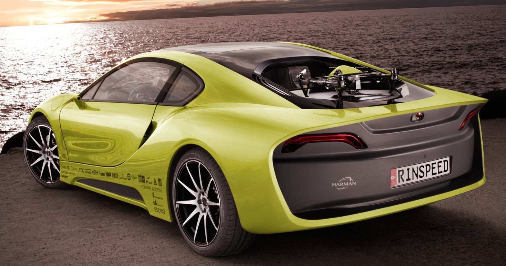 Rinspeed Etos Concept rear third quarter view