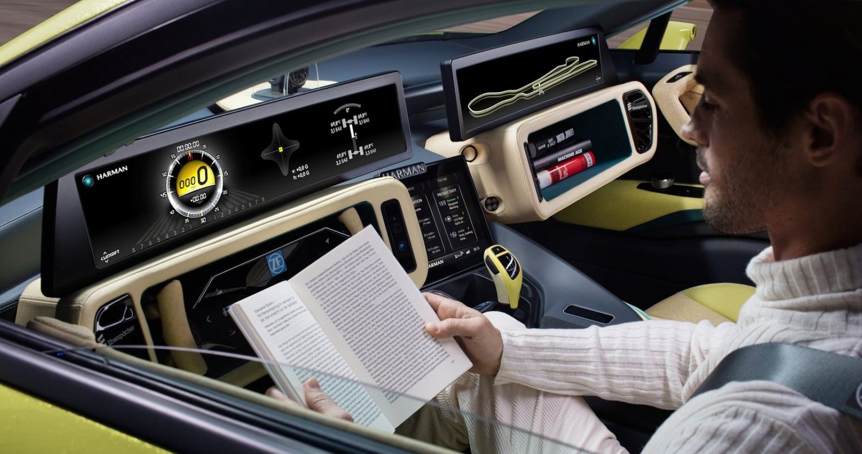 Rinspeed Etos futurisitc interior view