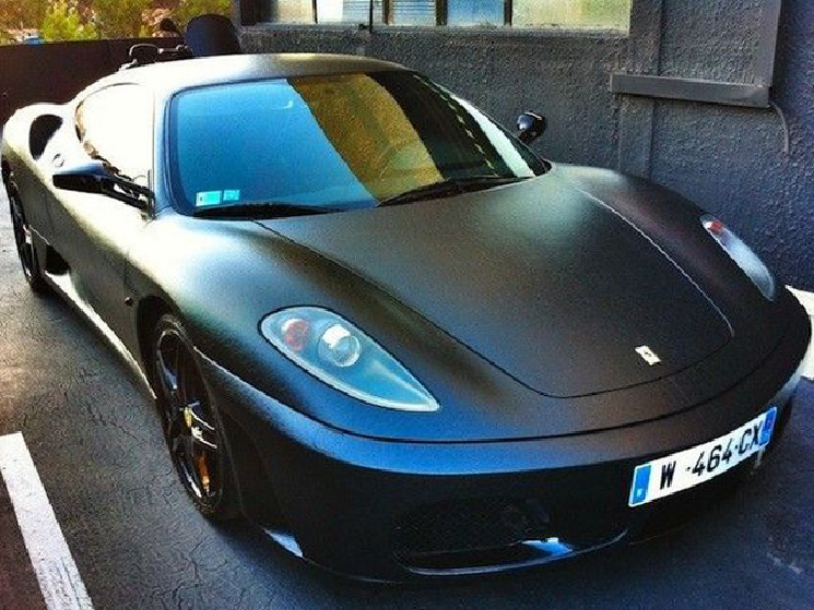 The Game's Leather Wrapped Ferrari 